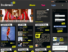 Tablet Screenshot of discaffinity.com